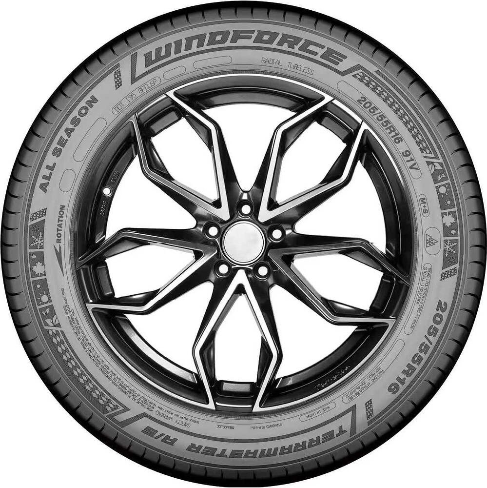 侧视图 Windforce Terramaster A/S 205/60 R16 96V XL