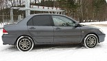 轮毂 Всмпо Аврора 在汽车上 Mitsubishi Lancer