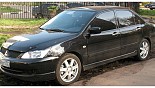 轮毂 Rial Flair 在汽车上 Mitsubishi Lancer