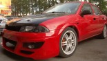 轮毂 Kosei K1-SF Version 在汽车上 Mitsubishi Carisma