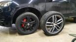 轮毂   在汽车上  volkswagen touareg