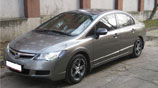 轮毂 Zepp Gallardo 在汽车上 Honda Civic 轮毂 Zepp Gallardo 在汽车上 Honda Civic