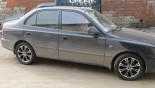 轮毂 Tech Line TL526 在汽车上 Hyundai Accent