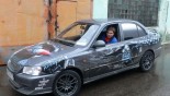 轮毂 OZ Racing Ultraleggera 在汽车上 Hyundai Accent