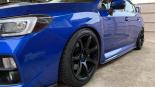 轮毂   在汽车上  subaru wrx-sti