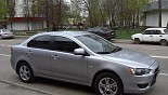 轮毂 Mitsubishi MI6 在汽车上 Mitsubishi Lancer X