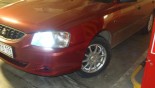 轮毂 Dezent N 在汽车上 Hyundai Accent
