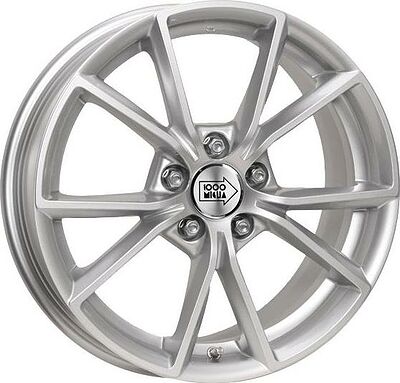 1000Miglia MM035 8x18 5x112 ET 39 Dia 66.6 Silver Gloss