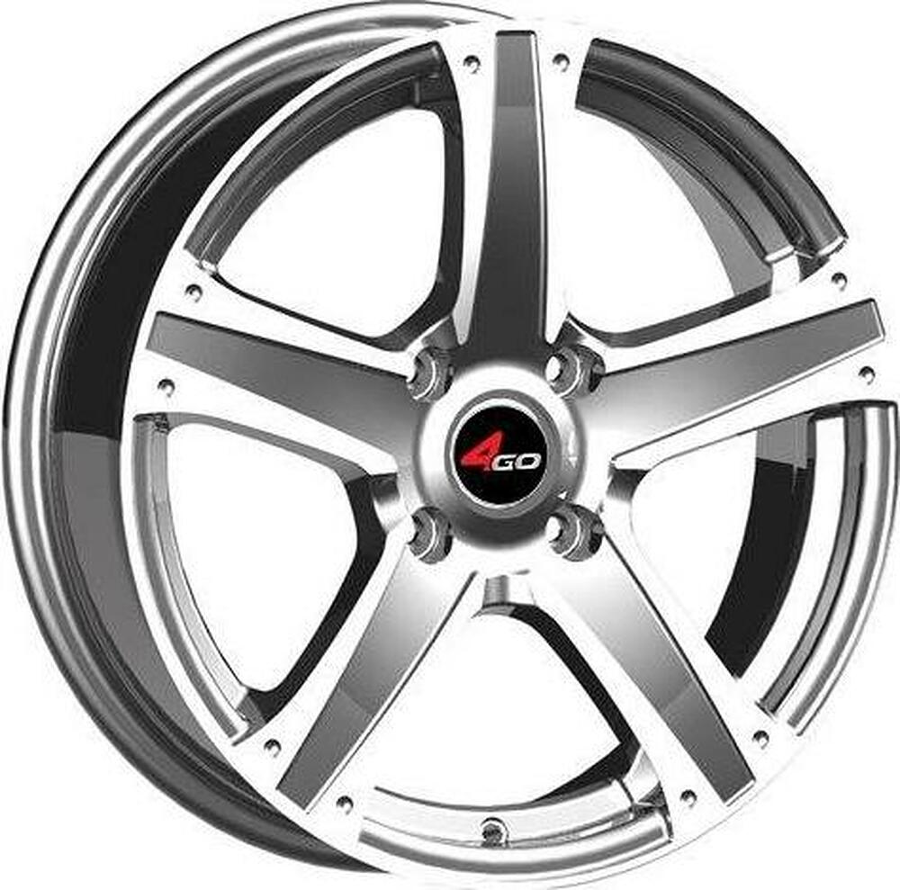 4GO 266 6x14 4x100 ET 40 Dia 54.1 Silver