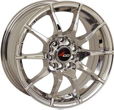 4GO 5007 7x16 4x100 ET 40 Dia 67.1 Silver