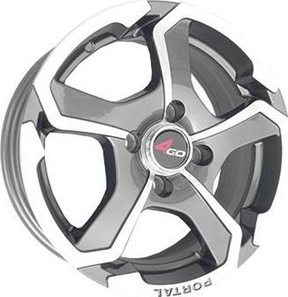 4GO 5273 5.5x13 4x98 ET 35 Dia 58.6 Silver