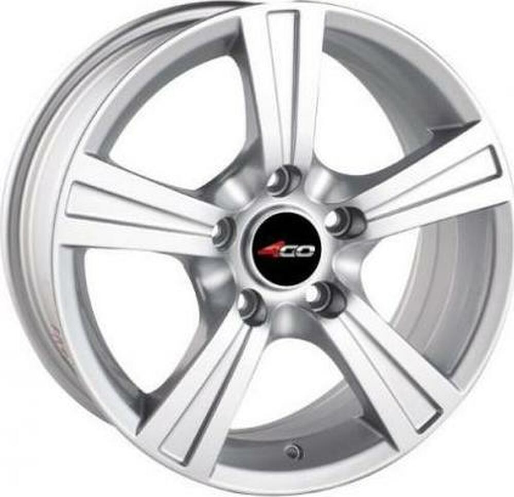 4GO 598 6x14 4x98 ET 38 Dia 58.6 silver