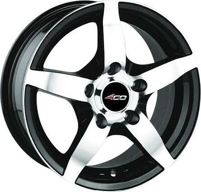 4GO 599 6x14 4x98 ET 38 Dia 58.6 Silver