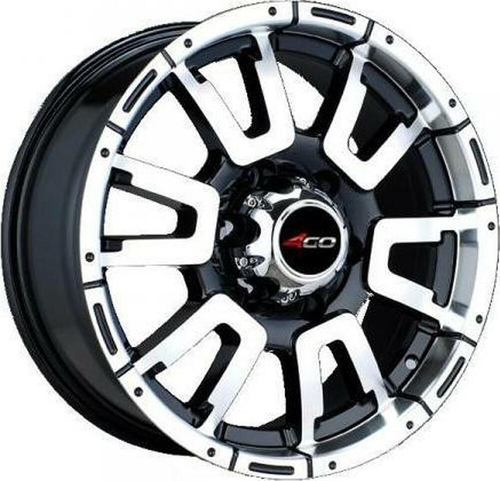 4GO 642 8x18 5x139.7 ET 10 Dia 108.1 Silver