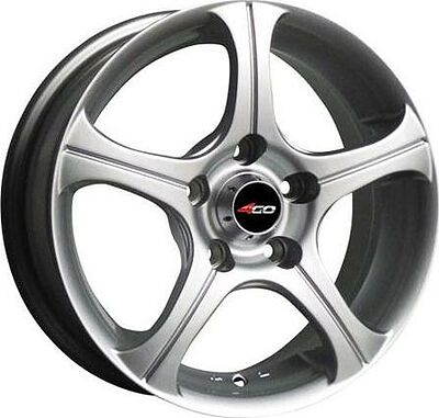 4GO CT001 6x15 4x100 ET 45 Dia 67.1 Silver