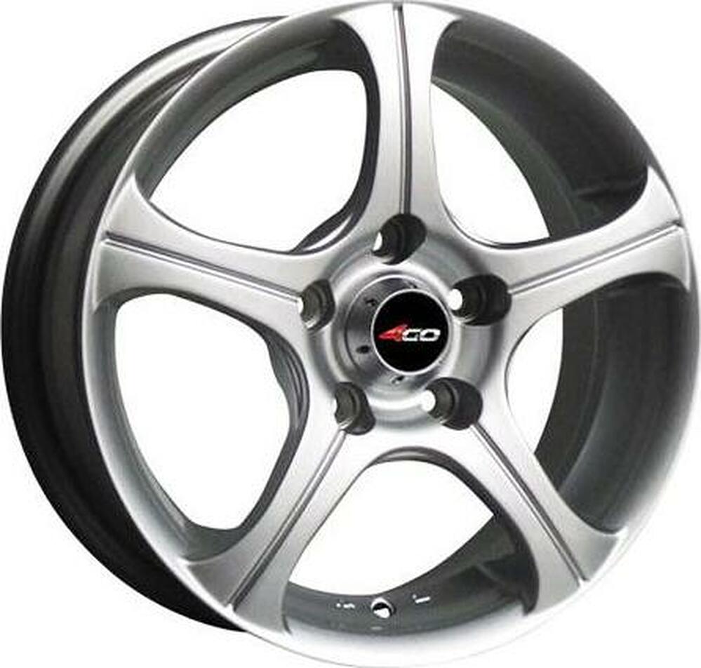 4GO CT001 4.5x13 4x114.3 ET 45 Dia 69.1 Silver