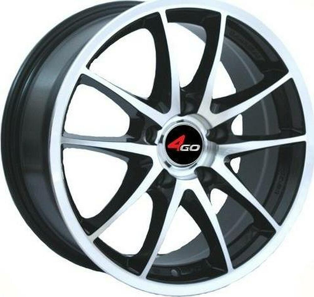 4GO JJ130 6.5x15 4x100 ET 35 Dia 67.1 SMF