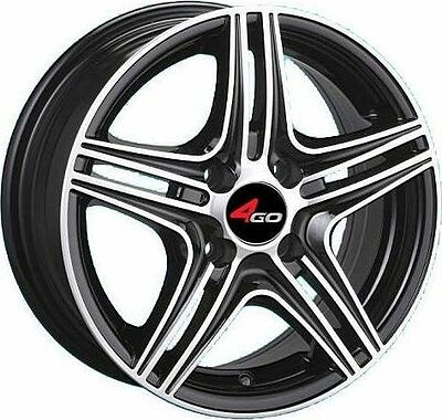 4GO JJ522 6x14 4x98 ET 38 Dia 58.6 MBMF