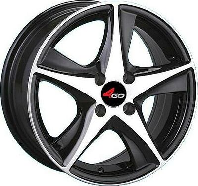 4GO JJ525 6.5x15 4x100 ET 35 Dia 67.1 Silver