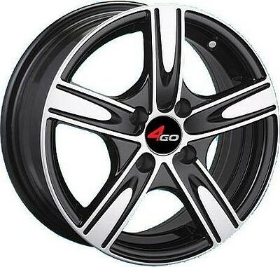4GO JJ527 6x14 4x100 ET 35 Dia 56.6 MBMF