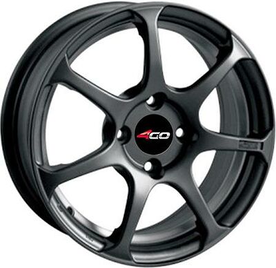 4GO JJ713 5.5x14 4x100 ET 40 Dia 67.1 Silver