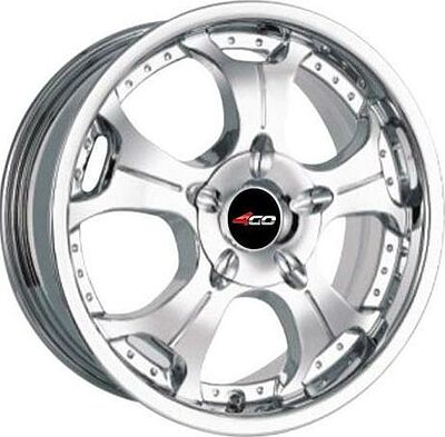 4GO P5006 7x17 5x114.3 ET 45 Dia 73.1 silver
