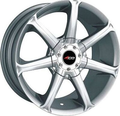 4GO P7005 7x16 4x100 ET 38 Dia 67.1 silver