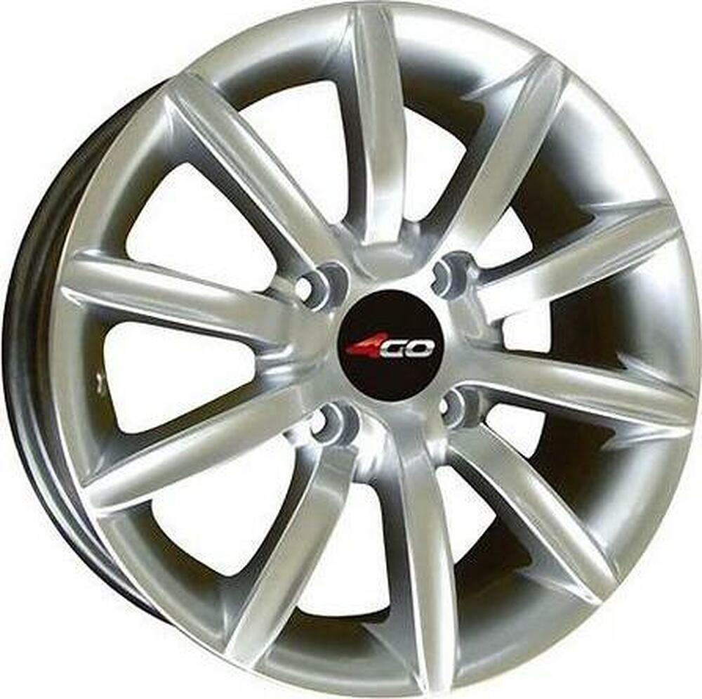 4GO RV101 5.5x13 4x98 ET 35 Dia 58.6 silver