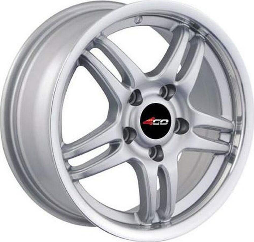 4GO SD-086 6.5x15 4x100 ET 40 Dia 67.1 Silver