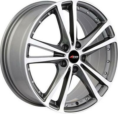 4GO SD-119 6.5x15 4x100 ET 45 Dia 67.1 Silver