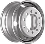 Accuride 10/225/176/129,5 6.75x17.5 10x225 ET 130 Dia 176 Silver