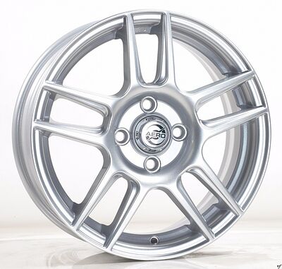 Aero A1605 6x15 4x100 ET 48 Dia 67.1 silver