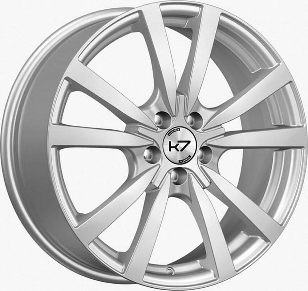 Aero A1645 7x17 5x100 ET 45 Dia 67.1 silver