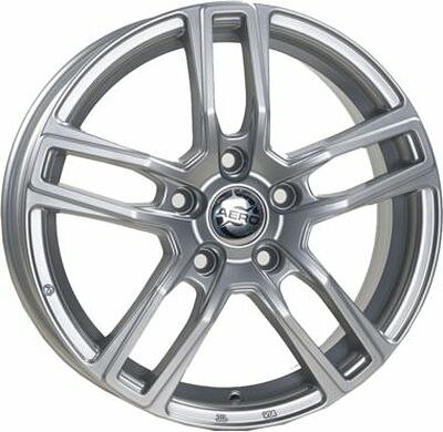 Aero A7468 6x16 4x100 ET 49 Dia 54.1 silver