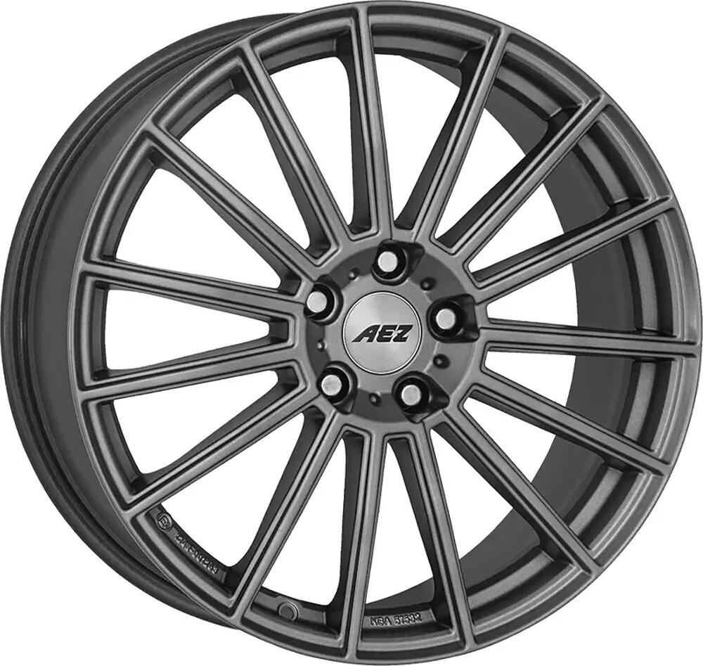 Aez Steam graphite 8x18 5x112 ET 30 Dia 66.6 Grap_Matt