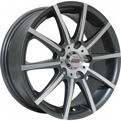 Alcasta M12 6x15 4x100 ET 46 Dia 54.1 gmf