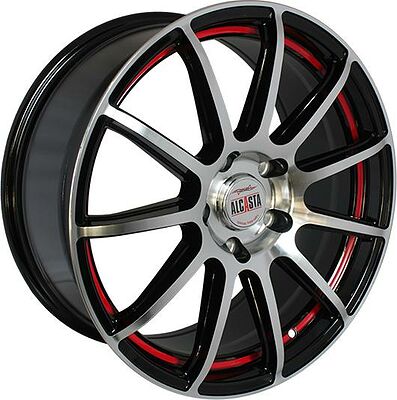 Alcasta M25 6x15 4x100 ET 36 Dia 60.1 BKFRSI