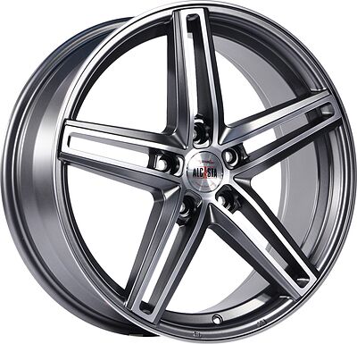 Alcasta M43 6.5x16 5x100 ET 35 Dia 57.1 Sil
