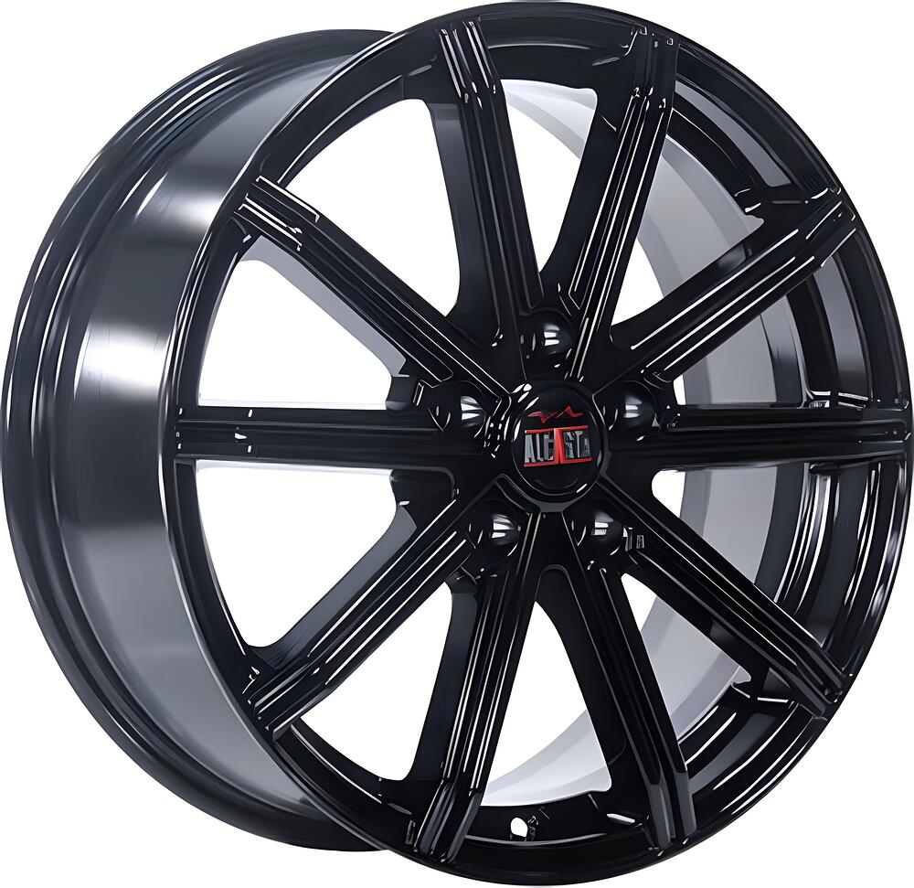 Alcasta M64 6x16 5x100 ET 38 Dia 57 Black