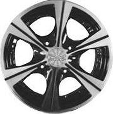 Aleks F 5611 5.5x13 4x98 ET 35 Dia 58.6 silver