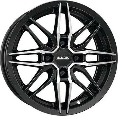 Alutec Burnside 4 6x16 4x108 ET 25 Dia 65.1 Diamond Black Front Polished