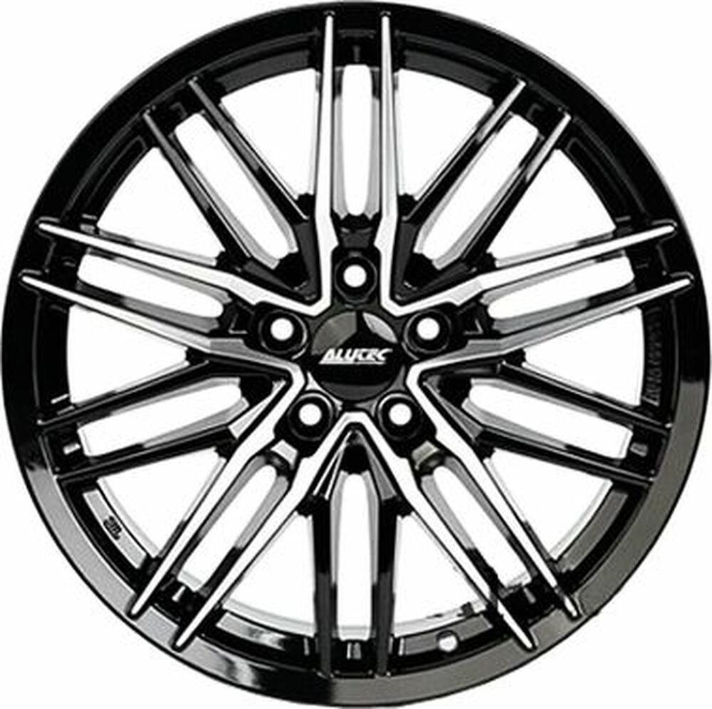 Alutec Burnside 7x16 5x100 ET 38 Dia 57.06 Diamant black front polished