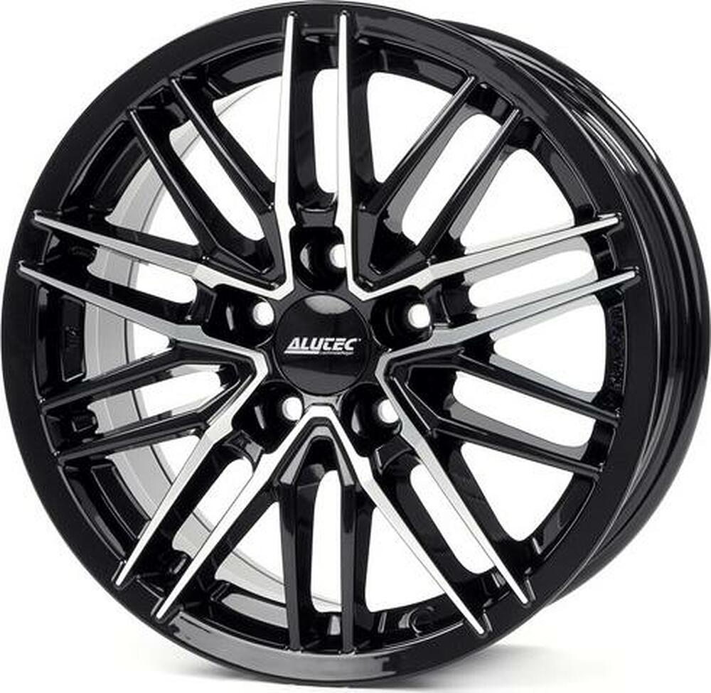 Alutec Burnside 7x16 5x112 ET 48 Dia 70.1 Diamond Black Front Polished