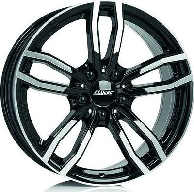 Alutec Drive 8x18 5x112 ET 30 Dia 66.5 Diamond Black Front Polished