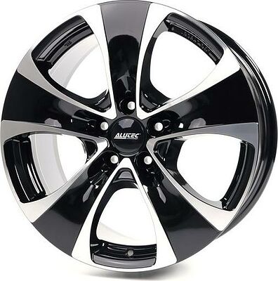 Alutec Dynamite 8x17 5x110 ET 38 Dia 65.1 Diamond Black Front Polished