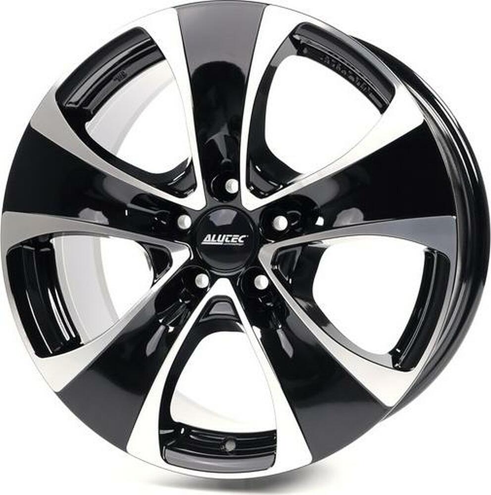 Alutec Dynamite 8.5x18 5x108 ET 45 Dia 70.1 Diamond Black Front Polished