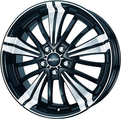Alutec Ecstasy 9.5x20 5x112 ET 70 Dia 70 Diamant Black Polished
