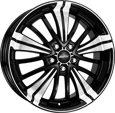Alutec Ecstasy 7.5x17 5x100 ET 35 Dia 63.3 Diamond Black Front Polished