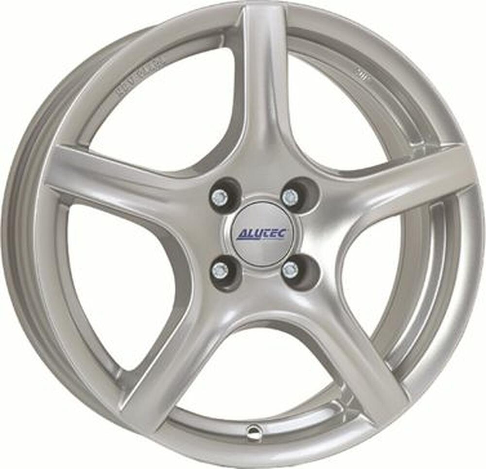 Alutec Grip 5.5x15 4x100 ET 40 Dia 63.3 Polar Silver