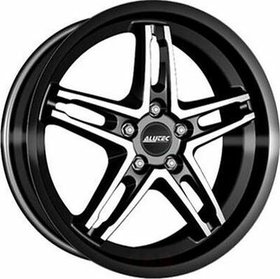 Alutec Poison Cup 8x18 5x112 ET 30 Dia 66 Diamant black front polished